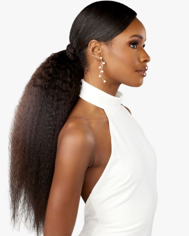 Sensationnel 100% Human Hair Weave Pearlish kinky Straight 10-20"