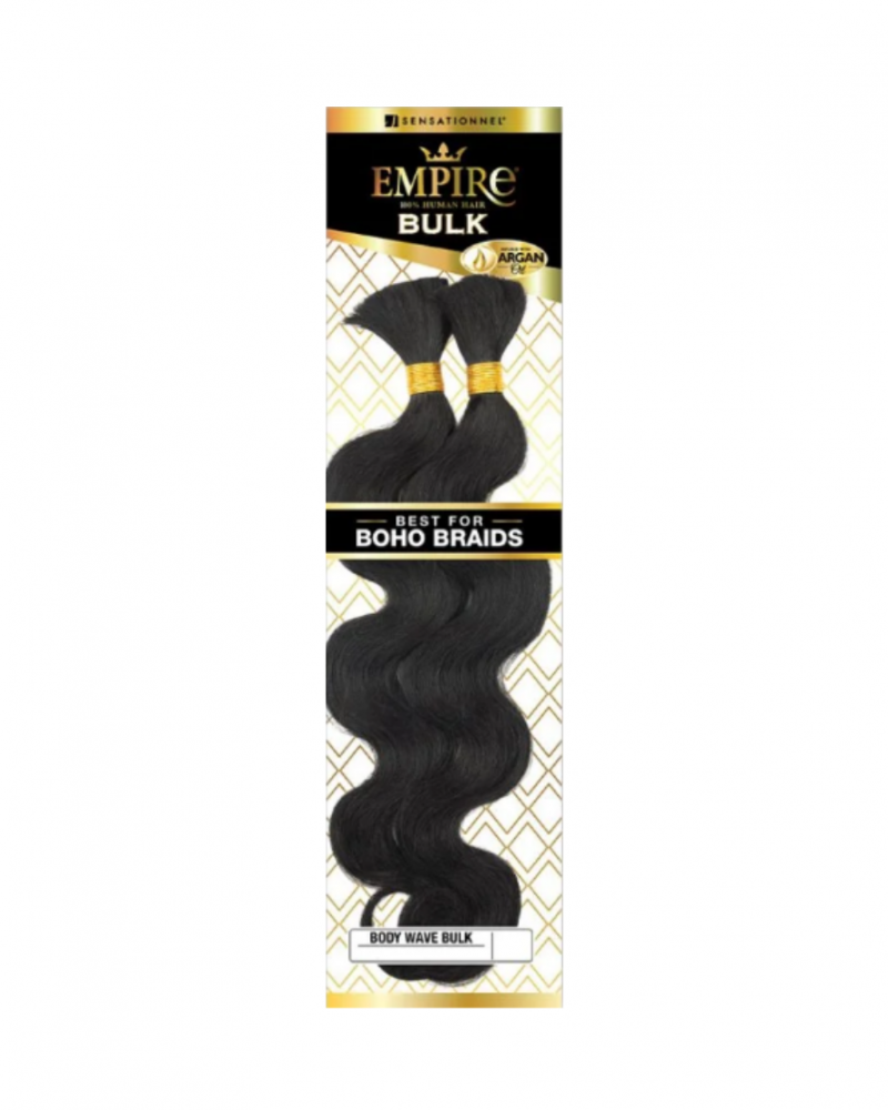 Sensationnel Human Hair Braids Empire Body Wave Bulk 18"