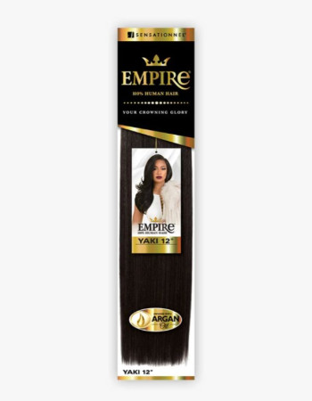 Sensationnel Human Hair Weave Empire Yaki Weaving 10"