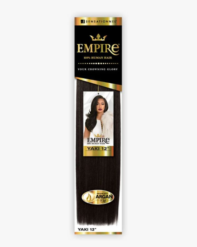 Sensationnel Human Hair Weave Empire Yaki Weaving 16"