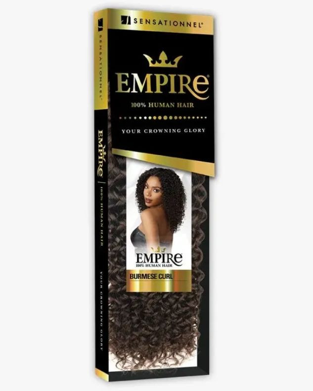 Sensationnel Empire Human Hair - Burmese Curl 10-14"