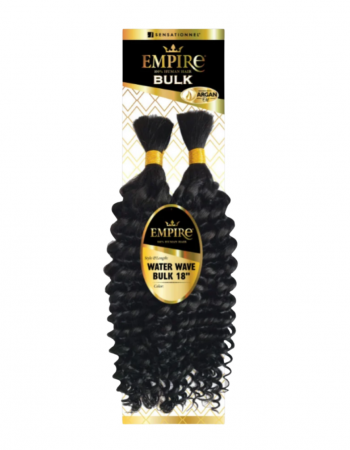 Sensationnel Human Hair Braids Empire Water Wave Bulk 18"