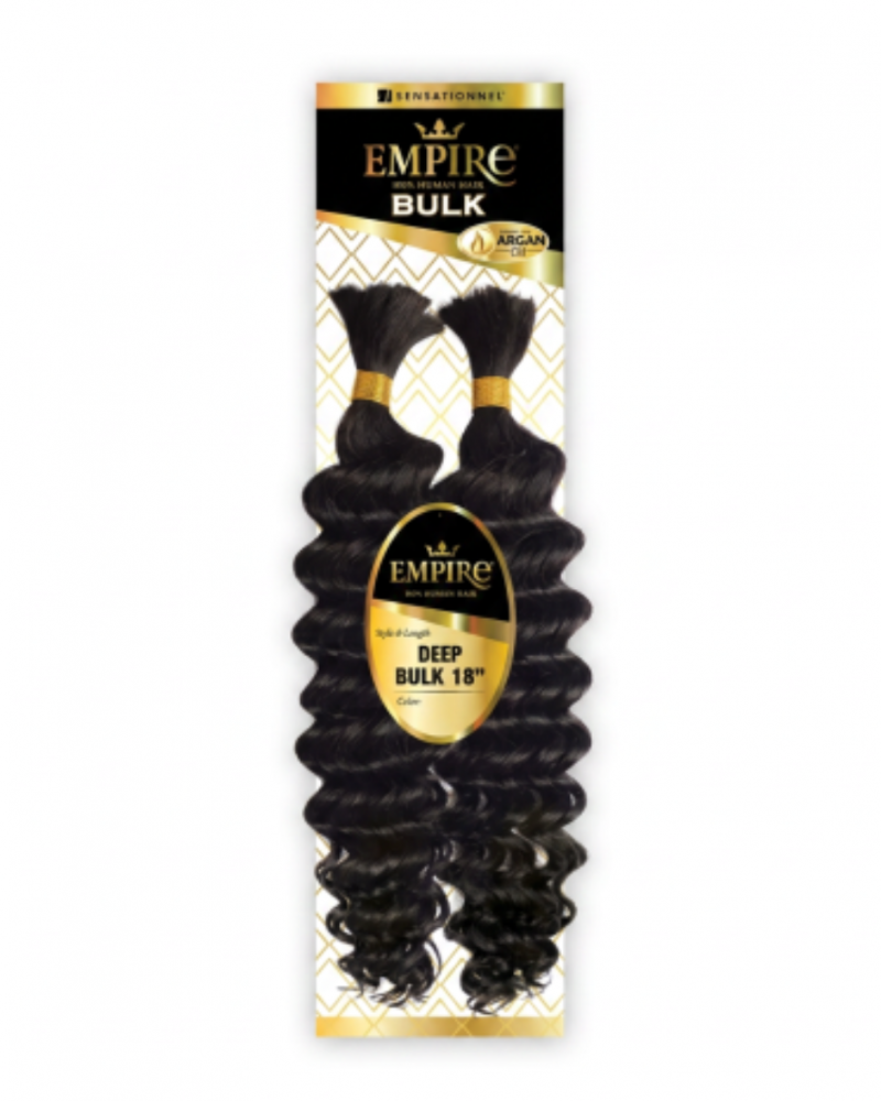 Sensationnel Human Hair Braids Empire Deep Bulk 18"