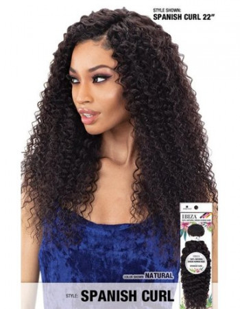Ibiza Natural Virgin Human Hair Weave Spanish Curl