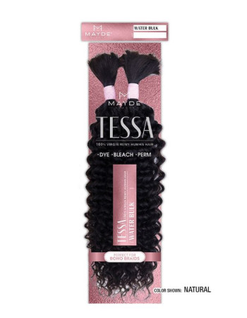 Mayde Virgin Remy Human Hair Braids Tessa Water Bulk 18"