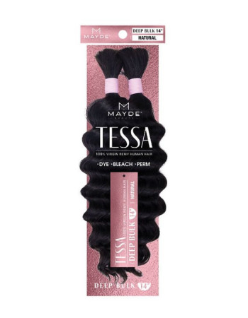 Mayde Virgin Remy Human Hair Braids Tessa Deep Bulk 14-22"