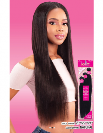 Mayde Lolla 3pc Straight Virgin Remy Natural