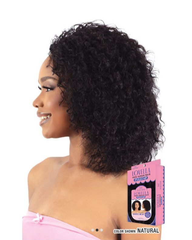 Mayde Beauty Lovella 100% Human Hair Half Wig Water Curl 16"