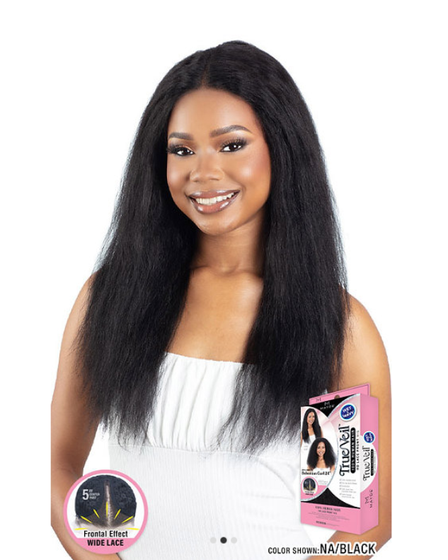 Mayde True Veil  Wet & Wavy Bohemian Curl 24" 100% Human Hair Lace Wig