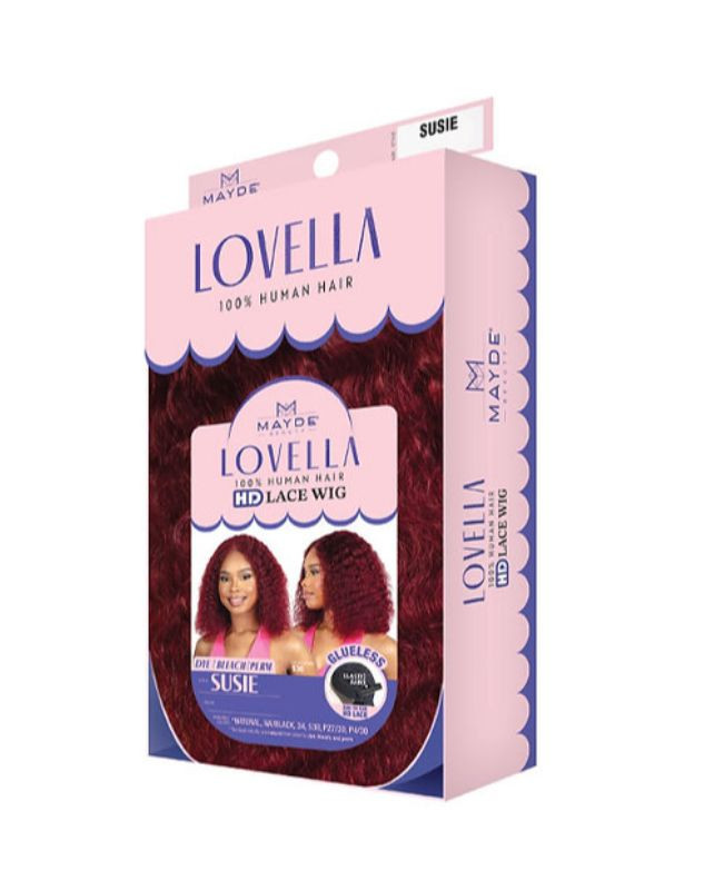 Mayde Beauty Lovella Glueless 100% Human Hair Lace wig - Susie