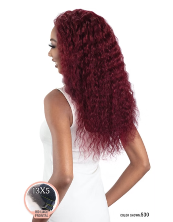Mayde True Veil Deep Curl 26" 100% Human Hair 13X5 HD Lace Frontal Wig