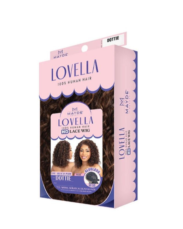 Mayde Beauty Lovella Glueless 100% Human Hair Lace wig - Dottie