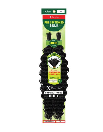 Outre Braids X-Pression Pre-Sectioned Boho Deep Bulk 18"