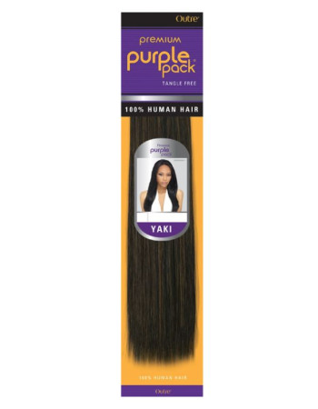 Outre Human Hair Weave Premium Purple Pack Yaki
