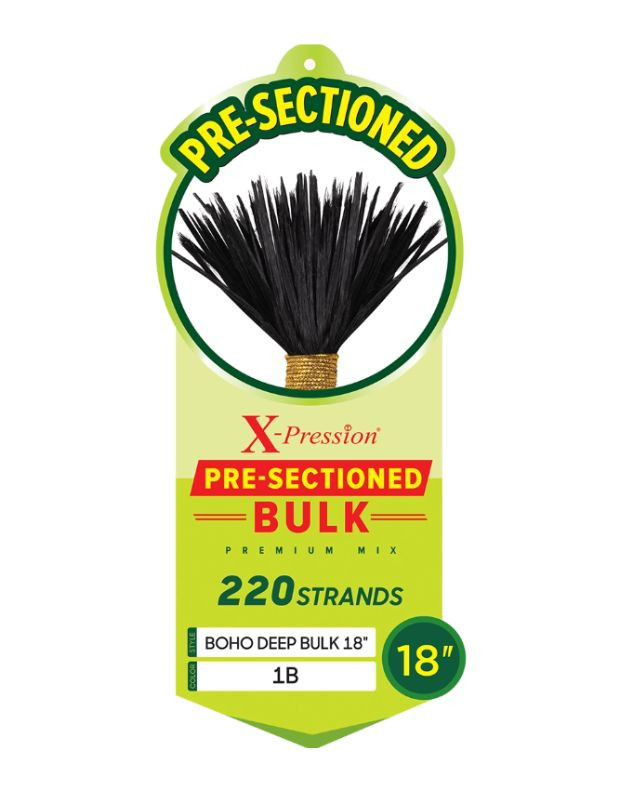Outre Braids X-Pression Pre-Sectioned Boho Deep Bulk 18"