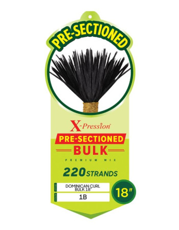 Outre Braids X-Pression Pre-Sectioned Dominican Curl Bulk 18"