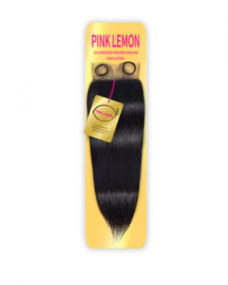 Pink Lemon Virgin Remi Human Hair HD 4X4 Lace Closure Straight