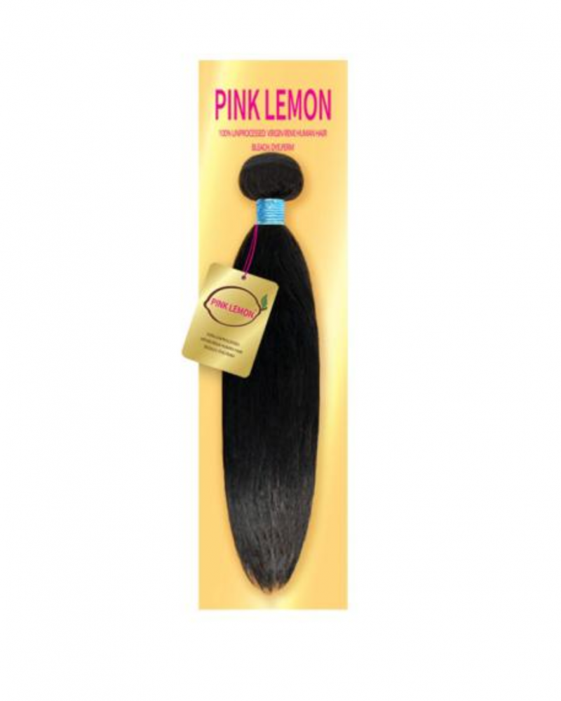 Pink Lemon Virgin Human Hair Weave Straight 10"-28"