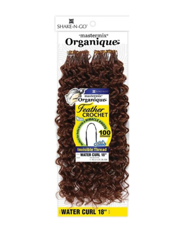 Shake-N-Go Crochet Braids Organique Mastermix Feather Crochet Water Curl 18"