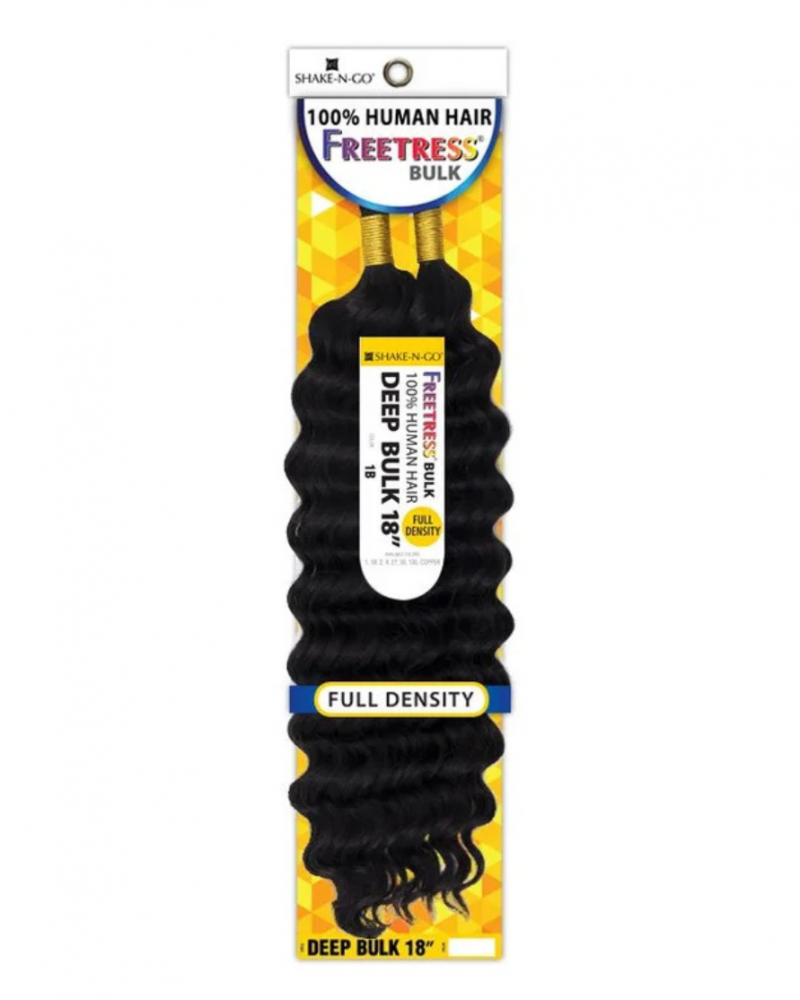 FreeTress Human Hair Braids Deep Bulk 18"