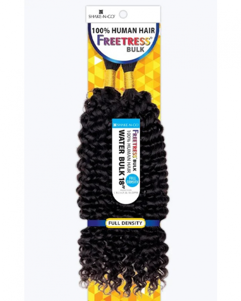 FreeTress Human Hair Braids Water Bulk 18"