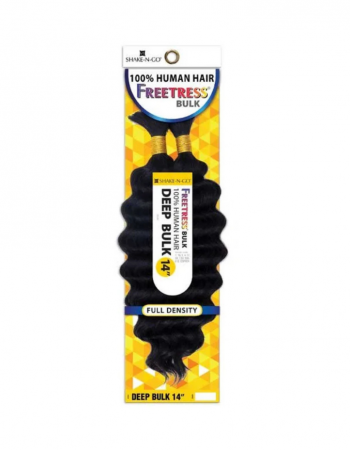 FreeTress Human Hair Braids Deep Bulk 14"