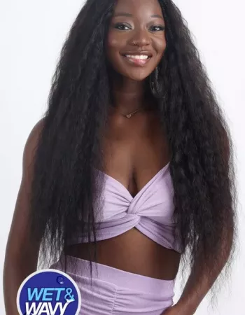 FreeTress Human Hair Braids Wet N Wavy Super Bulk 18"