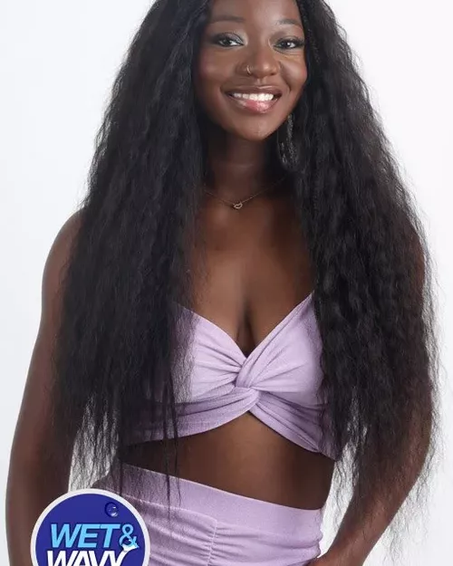 FreeTress Human Hair Braids Wet N Wavy Super Bulk 18"