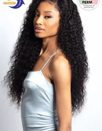 Shake-N-Go Virgin Hair HD Lace Closure Glossy 4x4 Wet n Wavy Deep Wave 12"