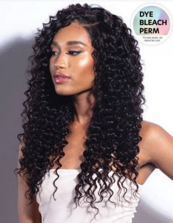 Shake-N-Go Virgin Remy Hair Weave Glossy 3 Bundles Deep Wave