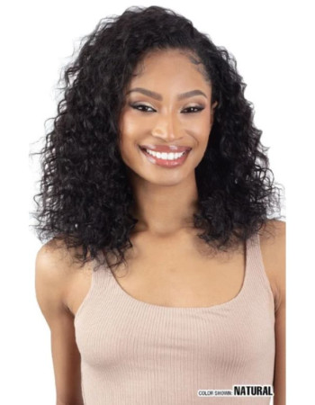 Shake N Go Naked 100% Human Hair Drawstring Full Cap Half Wig - SUNNY DEEP 18"