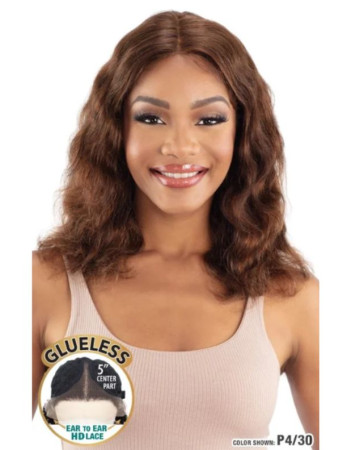 Shake N Go Golden 100% Human Hair Glueless HD 5" Deep Part Lace Front Wig - ZARINA