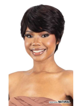 Shake N Go Golden 100% Human Hair Full Wig - ZELLE