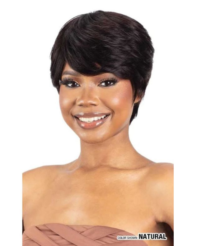 Shake N Go Golden 100% Human Hair Full Wig - ZELLE