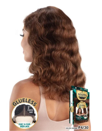 Shake N Go Golden 100% Human Hair Glueless HD 5" Deep Part Lace Front Wig - ZARINA