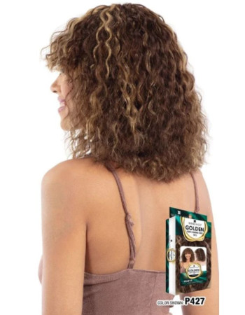 Shake N Go Golden 100% Human Hair Full Wig - MAEVE