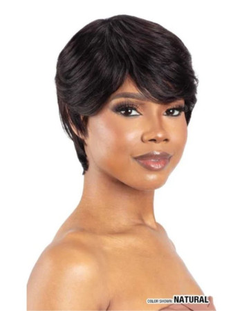 Shake N Go Golden 100% Human Hair Full Wig - ZELLE