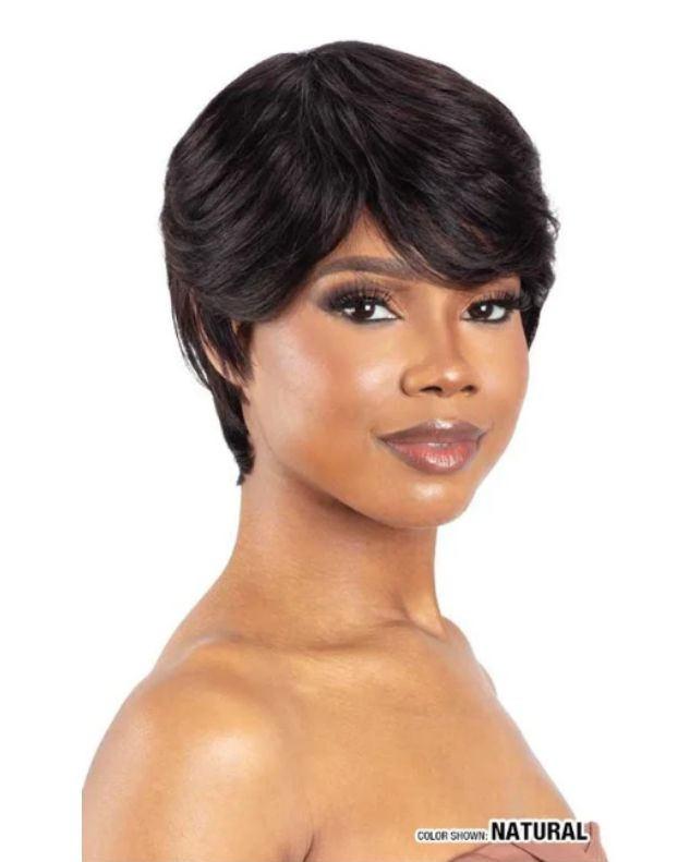 Shake N Go Golden 100% Human Hair Full Wig - ZELLE