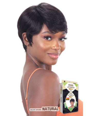 Shake-N-Go Naked Brazilian Natural Human Hair Full Wig - BLADE