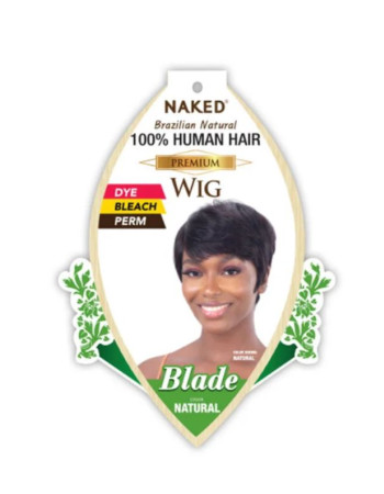 Shake-N-Go Naked Brazilian Natural Human Hair Full Wig - BLADE
