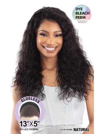 Shake N Go Glossy 100% Virgin Remy Hair Glueless 13x5 HD Lace Front Wig - Deep 22"