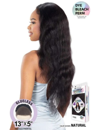 Shake N Go Glossy 100% Virgin Remy Hair Glueless 13x5 HD Lace Front Wig - BODY 28"