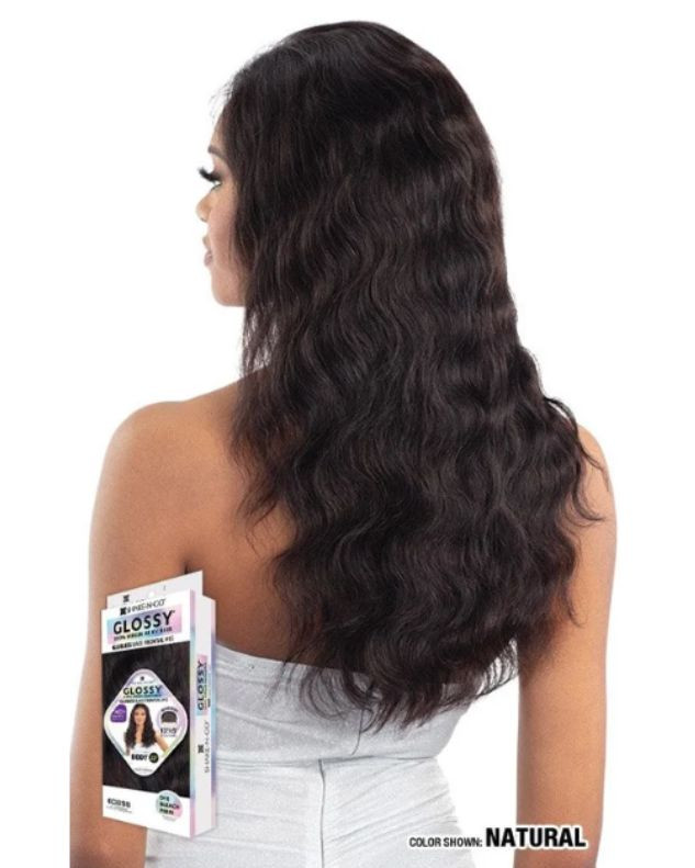 Shake N Go Glossy 100% Virgin Remy Hair Glueless 13x5 HD Lace Front Wig - BODY 22"